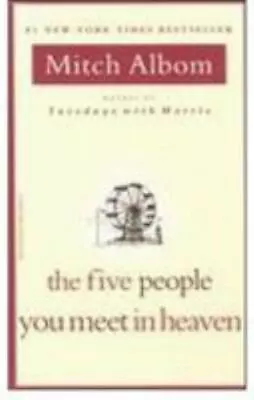 Five People You Meet In Heaven By Mitch Albom Good Book • $4.54