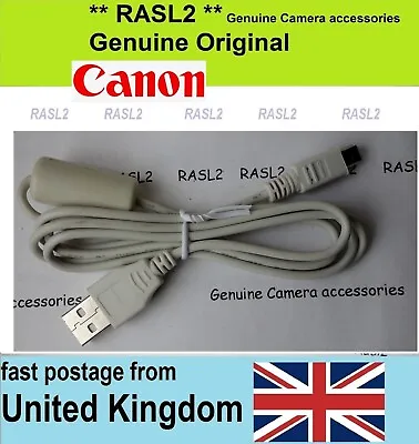 Genuine Canon USB Cable For Powershot SX60 SX50 SX40 SX530 SX520 SX510 HS G16 • £12.95
