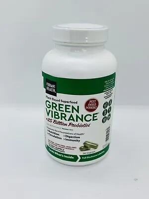 $38.95 • Buy Vibrant Health, Green Vibrance, Vegan Superfood Pills, 240 Caps 5/2024 Digestion