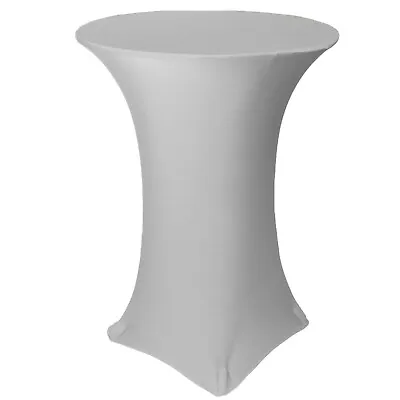 Round Spandex Table Covers Stretch Tablecloth For Highboy Cocktail Tables • $27.49