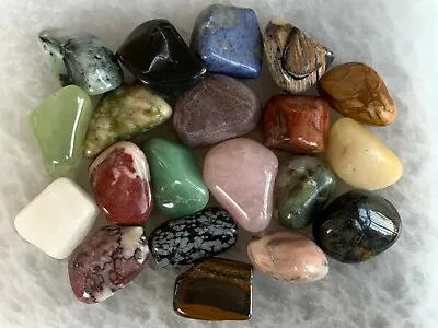 Tumbled Stone Mix Medium Mix Tumbled Stone Healing CrystalsWholesale Bulk Lot • $7.65