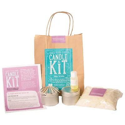 £15.99 • Buy Northumbrian Candles - Make Your Own Soy Candle Kit - Happy Birthday