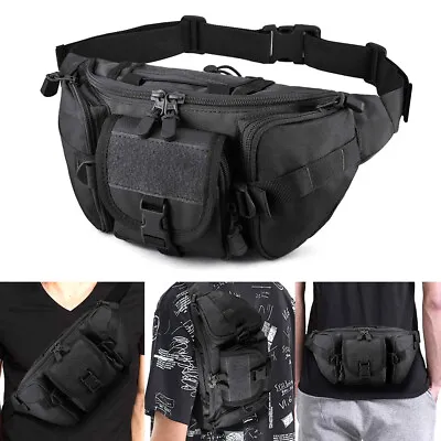 M7 Tactical Fanny Pack Bumbag Waist Bag Military Hip Belt Outdoor Hiking Fishing • $16.76