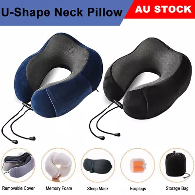 $18.04 • Buy Memory Foam Travel Pillow Neck Support Pillow Rebound Pad Sleeping Headrest