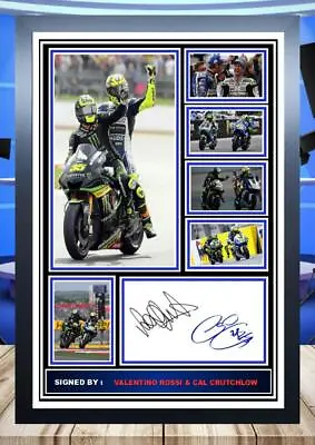 (505) Valentino Rossi & Cal Crutchlow Moto Gp Signed Photograph Unframed/framed • £17.40