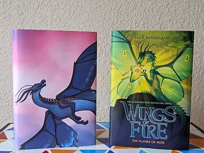 SIGNED Wings Of Fire: The Flames Of Hope By Tui T. Sutherland W/RARE Alt. Cover • $250