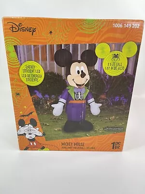 NEW  Disney Mickey Mouse 3.5 Ft Halloween Airblown Inflatable LED Light Up • $36