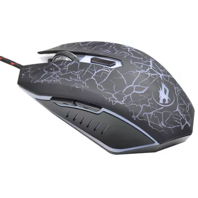 Gaming Mouse USB Optical With 4 DPI & 7 Color Backlit • £10.45