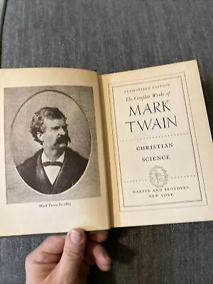 1907 Complete Works Of Mark Twain Vol.xxiii  Christian Science • $13.30