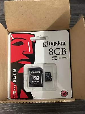 Kingston 25 Units 8GB MicroSDHC Class 4 Micro  SD Card SDC4/8GB With Adapter • $150