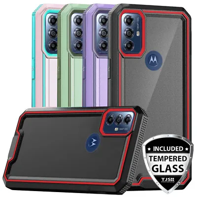 For Motorola Moto G Play 2023 Phone Case Shockproof Impact Cover+Tempered Glass • $9.95