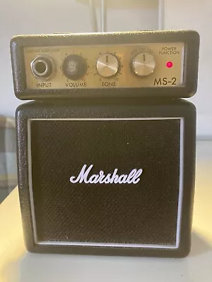 Marshall MS-2 Micro Amplifier - Black • £6.99