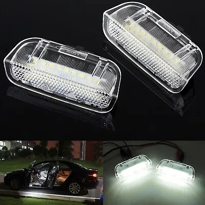 2x White LED Side Door Courtesy Lights Lamps For 2011-2018 Porsche Cayenne 92A • $15.99