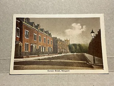 Curzon Street MARYPORT Cumberland 1920s POSTCARD 7/2 • £4.50