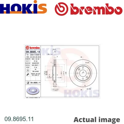 2X BRAKE DISC FOR PEUGEOT PARTNER/Box/Body/MPV/Van/FURGON/ESCAPADE/PATAGONICA  • £139.94