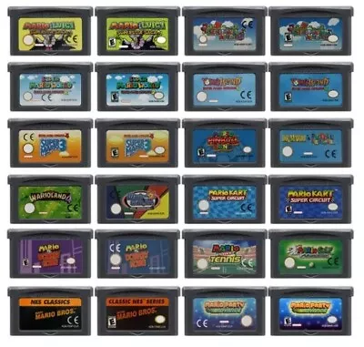 Super Mario GBA Gameboy Advance Games Bundle Lot Variety Various Titles • $19.99