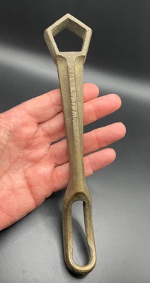 $35 • Buy Vintage Jones L.a. Cal. Brass Fire Hydrant Wrench Tool