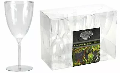 Lillian Table Settings Wine Goblets 8 Oz Toasting Glasses • $69.70