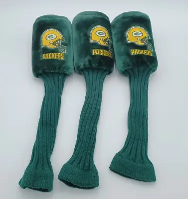 Green Bay Packers NFL Golf Club Covers Gridiron Golf Headcover Green X 1 3 • $29.99