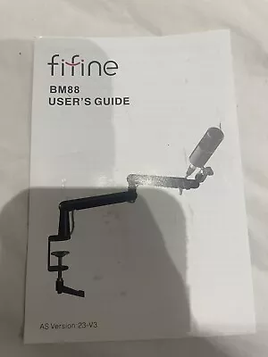 FIFINE Microphone Arm Stand Boom Arm Stand With Desk Mount Clamp BM88 • $45