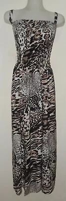 1K49730  LADIES MAXI SHIRRED SUMMER DRESS Plus Size 26 28 30 32 NEW WITH TAGS • $45