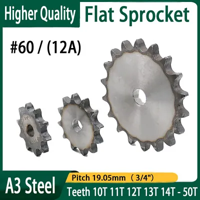 1Pcs 12A 10 Tooth To 50 Tooth Flat Chain Gear Sprocket Wheel A3 Steel Quenching • $196.25