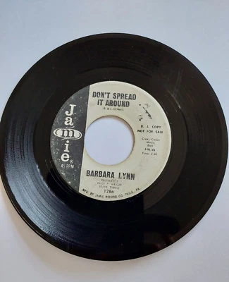 £10 • Buy Barbara Lynn - Don't Spread It Around /Let Her Knock Herself Out  JAMIE Demo VG