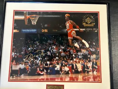 RARE Vintage MJ Michael Jordan Signed Poster  Original UDA Upper Deck AUTO Nike • $3200