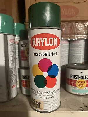 Rare Vintage 1991 Moss John Deere Green KRYLON Flat Ball Spray Paint Can • $8.42
