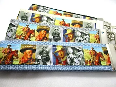 John Wayne Ribbon On Strong Webbing Key Fob Keychain Wristlet (Movie Actor) • $6