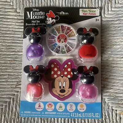 Disney Minnie Mouse Nail Art Collection Jewels Polish Set • $9.82