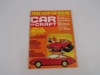 September 1974 Car Craft Chevy V-8 Monza Free Hop-Up Ideas '75 Pontiac Ventura • $13.99