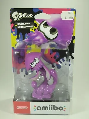 $45 • Buy Nintendo Amiibo - Inkling Squid (Neon Purple) - Splatoon - In Box - As New