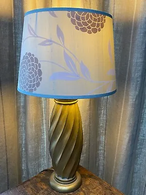 'laura Ashley' Eau De Nil Drum Lampshade 12  B X8 1/2  Tall & 10 1/4  Top • £35