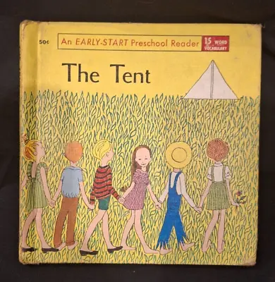 Vintage 1965  The Tent  An Early-Start Preschool Reader HC Wonder Books 253 • $8