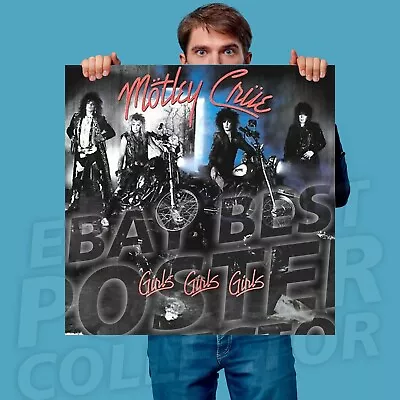 Motley Crue Girls Girls Girls 24x24 Album Cover Vinyl Poster • $67.90