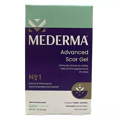 Mederma Advanced Scar Gel Skin Care For Scars (1.76 Fl Oz) Expiration:  02/2024 • $19.99