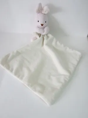M&s Pink & Cream Bunny Comforter Soft Toy Rabbit  Marks And Spencer 03966105 • £6.76