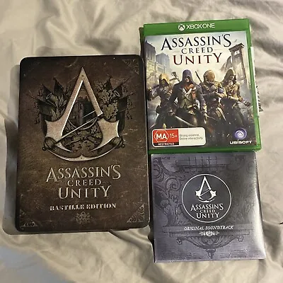 Assassins Creed Unity Bastille Edition Xbox One Game PAL FREE POST! *INCOMPLETE* • $28.99