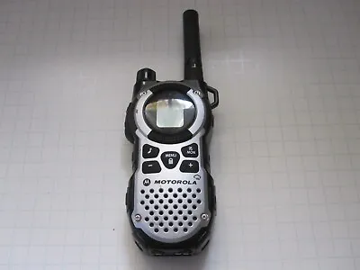 ONE Motorola MT352R Weatherproof 2-Way Radio 35 Mile Range Silver -Black • $21.99