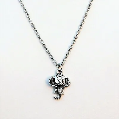 NEW Elegant Silver Elephant Pendant Necklace - A Lucky Charm For Women's Fashion • $9.98