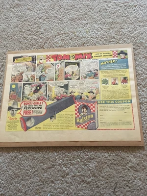 $12.75 • Buy Tom Mix 1939 Periscope Ralston Advertiisement 15”x11”. Mint