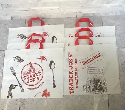 $14.95 • Buy 24 Trader Joes All Plastic Bags Heavy Thick  Shopping 🛍 Bag Sturdy New