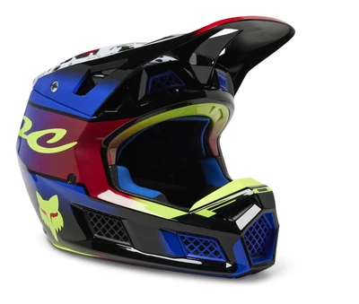 $579.95 • Buy Fox Racing V3 RS Dkay MX Offroad Helmet Blue/Red