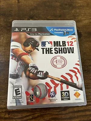 MLB 12 The Show COMPLETE Sony PS3 Arcade Sports Video Game • $4.39