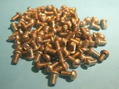 One Hundred Meccano Used Zinc Plated / Iridescent Roundhead Bolts Part 37b • £5.95