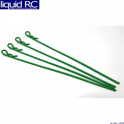 X Spede AC01N05 Green Bent Body Clips 105mm Long 1.2mm Wire (10) • $10.31