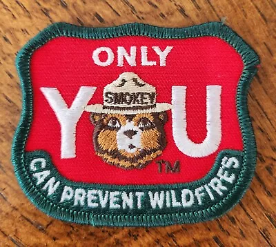 Vintage 3  By 2.5  Smokey Bear   Only You Can Prevent Wildfire   Patch • $9.75