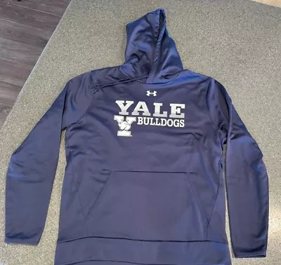 Yale Bulldogs Under Armour Navy Hoodie Large  • $29.99