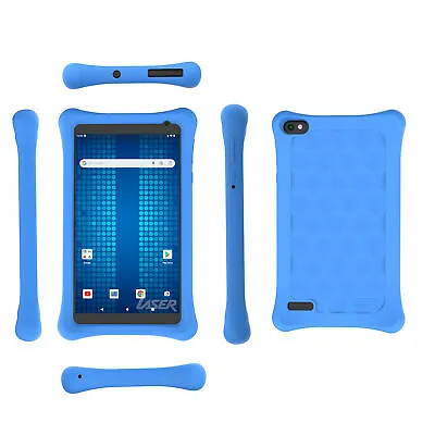 Laser 7  Quad-Core IPS Android 10 Tablet Bluetooth Expandable Storage - Blue • $67.33